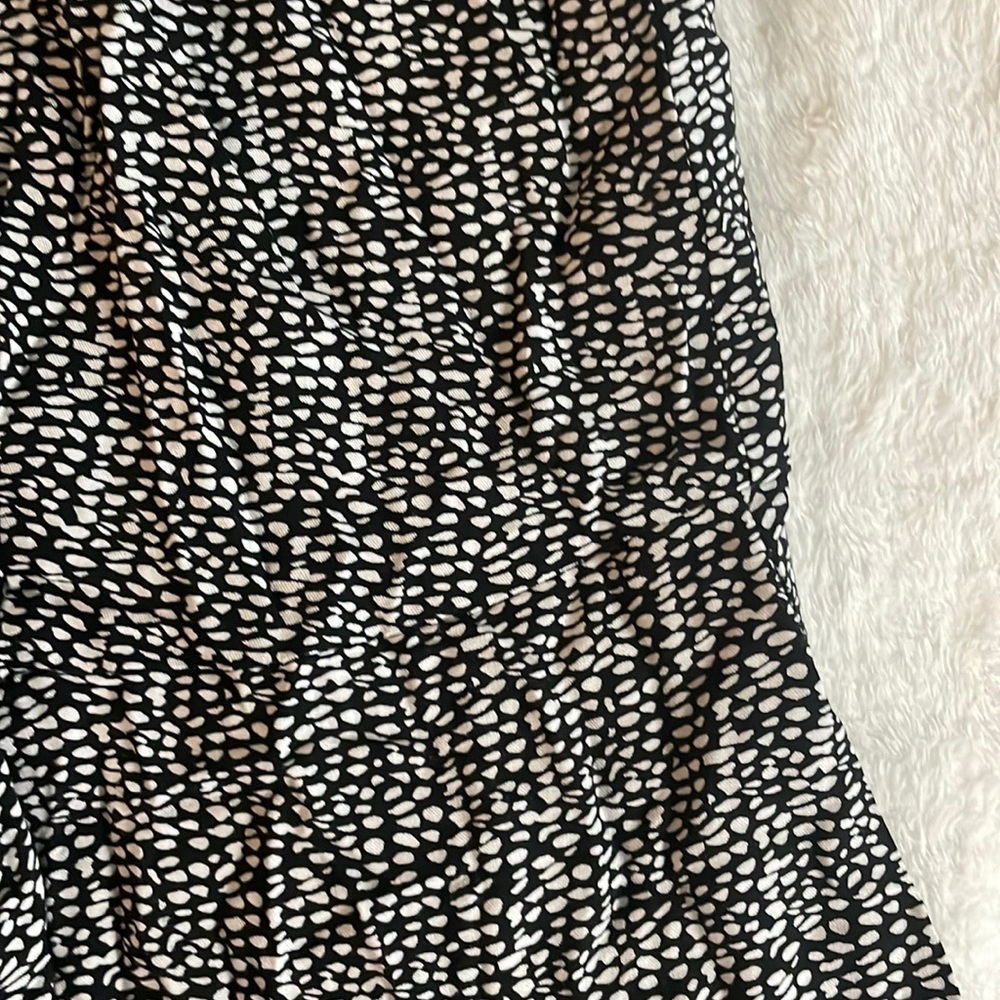 MSK Black and White Asymmetrical Romper/Jumpsuit Size XL - Picture 5 of 6